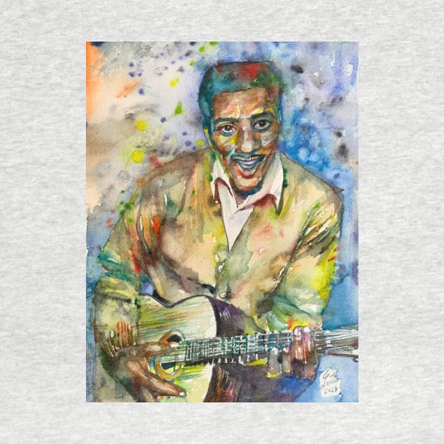 OTIS REDDING watercolor portrait by lautir